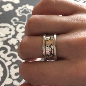 Coach est. 1941 sterling silver ring 🎀